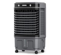 Refroidisseur d'air évaporatif portable, refroidisseur de marais pour chambre et terrasse, réservoir d'eau de 13 litres, 3 vitesses, 4 glacières, minuterie 12 h, télécommande, unité AC mobile