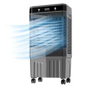 Refroidisseur d'air évaporatif, ventilateur de refroidissement de marais portable 45L avec paquets de glace, refroidisseur de brium haute performance pour le refroidissement de bureau à domicile, humi