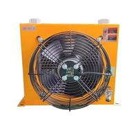 Refroidisseur d'air hydraulique AH1012T-CA 5800W DC AC 100L/min, radiateur d'huile refroidi à l'air à plaques et à ailettes 100 tr/min Absorption efficace des chocs(AC 380V)