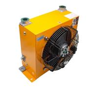 Refroidisseur d'air hydraulique AH1012T-CA, radiateur d'huile refroidi à l'air, 12V/24V/220V/380V, 100L/min for le refroidissement du réservoir de carburant Absorption efficace des chocs(AC380V)