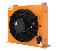 Refroidisseur d'air hydraulique DC 12 V Refroidisseur d'huile refroidi par air 120 W Refroidisseur d'huile hydraulique 100 l/min