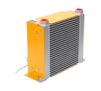 Refroidisseur d'air hydraulique pour tracteur, ventileur 100L/min | Moteur à courant continu intégré, radiateur d'huile pour engin de chantier, débit élevé pour système agricole