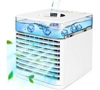 Refroidisseur d'air Mini climatiseur portable, mini-ventilateur de refroidissement 4 en 1 USB à économie d'énergie