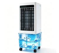 Refroidisseur d'air par évaporation 3 en 1, climatiseurs portables avec réservoir d'eau de 3 gallons for le refroidissement, télécommande, for chambre à coucher, bureau, maison et dortoir