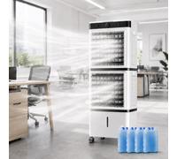 Refroidisseur d'air par évaporation, climatiseur portatif 3 en 1 pour Refroidisseur de Marais