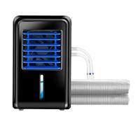 Refroidisseur d'air par évaporation, matelas d'eau de refroidissement de 2,5 L, vent à 4 vitesses, télécommande et minuterie, pour la maison, le dortoir, le camping en plein air