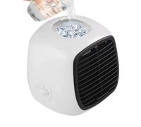 Refroidisseur d'air par évaporation portable - Mini humidificateur d'air | | Whisper Silencieux Débit d'air réglable, réservoir d'eau de 280 ml, corps léger en polypropylène, pour bureau, maison