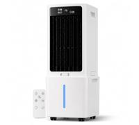 Refroidisseur d'air par évaporation Portable, Ventilateur de Refroidissement Tour de 12 L avec télécommande, minuterie de 12 Heures, 3 Vitesses Modes, Refroidisseur de Marais Mobile Silencieux
