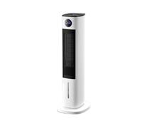 Refroidisseur d'air par évaporation Ventilateur portatif de refroidisseur d'air tour(Blanc)