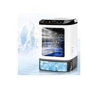 Refroidisseur d'air portable 2026, refroidisseur d'air par évaporation à 4 vitesses, fonction brumisateur et bac à glaçons