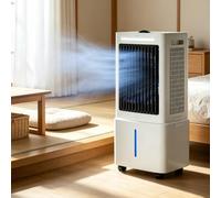 Refroidisseur d'air portable évaporatif 3-en-1, 3 vitesses, réservoir 25L, climatiseur avec télécommande, minuterie 12H, oscillation 120° pour maison bureau chambre
