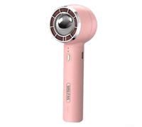 Refroidisseur d'air portable multifonction rechargeable par USB et fonctionnement silencieux, parfait pour les voyages et l'extérieur (rose)