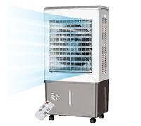 Refroidisseur d'air Portable pour la Maison avec 4 glacières - Refroidisseur d'air 3 en 1, 3 Vitesses, réservoir d'eau roulettes de 40 L, Ventilateur de climatiseur sans fenêtre (Couleur