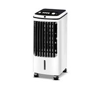 Refroidisseur d'air portatif de Ventilateur de climatiseur portatif, Petit Ventilateur de climatiseur évaporatif de brumisation d'humidificateur Ventilateur Silencieux sans Lame, pour Le
