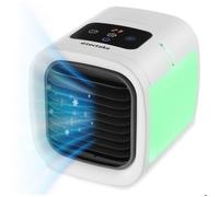 Refroidisseur d'air - TECTAKE - Climatiseur FROSTY avec éclairage LED 8W 3-en-1 et 5 vitesses - Blanc