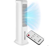 refroidisseur d'air - TECTAKE - climatiseur portable - ALASKA 4 en 1, réservoir 5 l, 3 modes, 3 vitesses - blanc, 23 x 29 x 86,5 cm