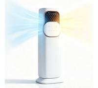 Refroidisseur d'air ZELURXX 4-en-1 avec fonction de chauffage, humidificateur d'air et purificateur d'air. Puissance de refroidissement : 45 W. Puissance de chauffage PTC : 2000 W. Minuteur de 12 heur