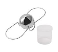 Refroidisseur de balles à | Boule de refroidissement réutilisable en métal avec support | Accessoires pour café glacé - Pour jus, boissons, cocktails, whisky, cuisine, fêtes, bar, camping