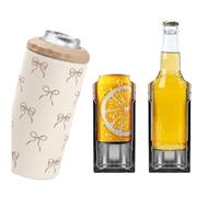 Refroidisseur de boissons isotherme de 16 oz avec couvercle anti-fuite, idéal pour les cocktails, le thé glacé et la bière artisanale, les voyages, les sports de plein air