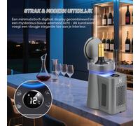 Refroidisseur de vin électrique - Capacité : 750 ml - Plastique ABS - Noir
