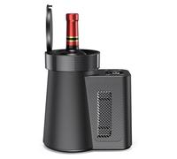 Refroidisseur de vin électrique de table Zimilo, 2–20 °C, pour bouteilles de 750 ml, avec écran LED, 12 V CC, refroidissement par semi-conducteurs, noir