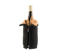 Refroidisseur de vin et de cava en néoprène avec gel froid - Housse réutilisable avec fermeture éclair, élégante et antidérapante, pour champagne et bouteilles standard, couleur liège
