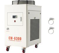 Refroidisseur d'eau industriel - Système de refroidissement à eau - Puissance de refroidissement 8 kW - Avec compresseur - Réservoir d'eau 40 l - Débit max. 70 l/min - Pour machines de gravure et de d
