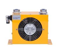 Refroidisseur d'huile hydraulique AH0607T-CA 40 l/min, radiateur d'huile refroidi par air, échangeur de chaleur à plaques avec ventilateur Haut débit(DC24)