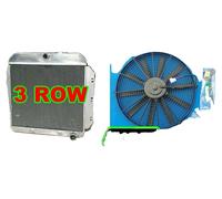 Refroidisseur en aluminium, 3 rangées, refroidissement hautement efficace, radiateur et ventilateur