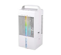 Refroidisseur Évaporatif Portable USB Ventilateur de Bureau Rafraîchissant, 3 Vitesses de Vent 2 Modes Humidification Minuterie 2/4H, Ventilateur à Eau Silencieux avec Veilleuse pour