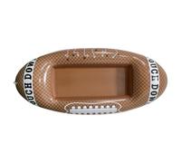 Refroidisseur gonflable de football, 150 x 70 cm, porte-gobelet flottant en PVC avec bac à glaçons, refroidisseur de boissons en forme de football pour bière, aliments et boissons - Gonflage flottant