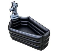 Refroidisseur Gonflable Halloween - Seau à Glace de Coffre à Crâne de 35 pouces | Party Decor Porte-gobelet avec Capacité et Squelette | Intérieur Extérieur Jardin Patio Refroidisseur de Piscine