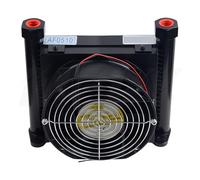 Refroidisseur hydraulique industriel AJ0510T-CA 10L/Min, 48W, radiateur d'huile refroidi par Air, échangeur de chaleur Absorption efficace des chocs(AF0510T-CA,AC380V)