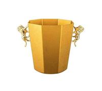 Refroidisseur isolé de vin de Champagne de seau à glace, Seau à glace for Bar de fête, Champagne, bière commerciale, vin for Cubes, baignoire boisson(Gold)