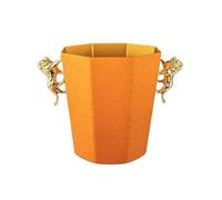 Refroidisseur isolé de vin de Champagne de seau à glace, Seau à glace for Bar de fête, Champagne, bière commerciale, vin for Cubes, baignoire boisson(Orange)