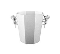 Refroidisseur isolé de vin de Champagne de seau à glace, Seau à glace for Bar de fête, Champagne, bière commerciale, vin for Cubes, baignoire boisson(Silver)