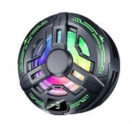 Refroidisseur magnétique de téléphone 15 W avec ventilateur silencieux à 3 niveaux | Clip de refroidissement de jeu RVB pour téléphones mobiles | Accessoire de dissipation de la chaleur