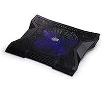 Refroidisseur pour ordinateur portable XL, ventilateur silencieux de 230 mm, LED bleues, hub USB, 17 pouces