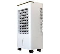 Refroidisseurs d'air évaporatifs portables avec oscillation à 90 ° sans fenêtre - Ventilateur de refroidissement portable qui souffle de l'air froid avec minuterie de 12 h 3 vitesses - Unité de