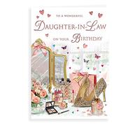 Regal Publishing Carte d'anniversaire traditionnelle pour belle-fille 22,9 x 15,2 cm