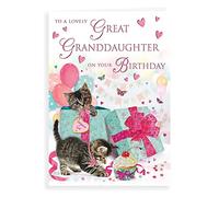 Regal Publishing Carte d'anniversaire traditionnelle pour petite-fille - 22,9 x 15,2 cm