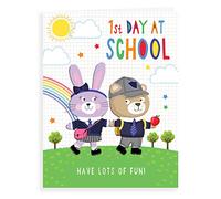 Regal Publishing Carte de nouvel école Inscription First Day At School 20,3 x 15,2 cm
