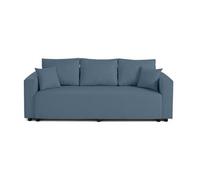 Bestmobilier Canapé droit 3 places convertible - Ardoise