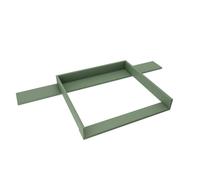 regalik Plan à Langer avec Plateau pour Hemnes d'IKEA, Table à Langer pour Commode 50x160 cm, Plan à Langer avec Façades droits, Vert