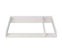 regalik Plan à Langer Compartimenté pour Malm d'IKEA, Prof. 48cm, Blanc | Plan à langer avec compartiment, amovible, façade arrondie, 80 x 72 cm, montage facile, facile d'entretien