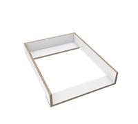 regalik Plan à Langer pour Koppang d'IKEA, Extension pour Commode de 46 cm, Amovible, Plan à Langer avec Façades Droites, Vert, 72 cm x 54 cm