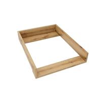 regalik Plan à Langer pour Koppang d'IKEA, pour Commode de 46 cm, Chêne | Amovible, plan à langer, façades droites, 72 x 54 cm, montage facile, facile d'entretien