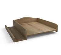 regalik Plan à langer pour machine à laver - Table à langer 60x70 cm - Plateau en bois stratifié - Chêne Evoke - Plan à langer sûr et peu encombrant