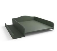 regalik Plan à langer pour machine à laver - Table à langer 60x70 cm - Plateau en bois stratifié - Vert - Plan à langer sûr et peu encombrant