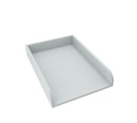 regalik Plan à Langer Universal, Extension pour Commode de Largeur Variable, Amovible, Plan à Langer avec Façades Arrondies, Gris cendré